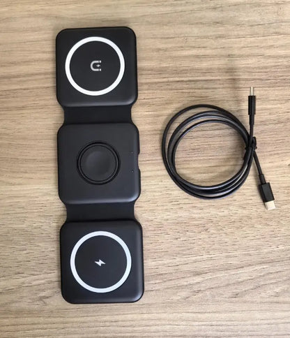 Trifold 3-in-1 Foldable Wireless Charger